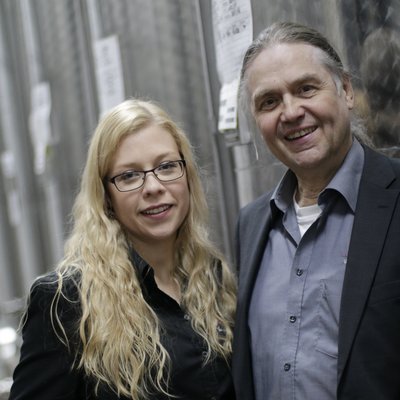 Geschäftsführerin Hannah-Lara Mötefindt mit ihrem Vater Hans-Heinrich Bendix